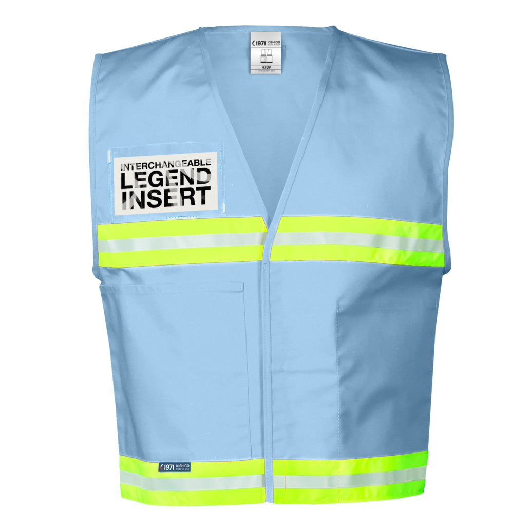 Kishigo Incident Command Light Blue, Non-ansi Vest-eSafety Supplies, Inc