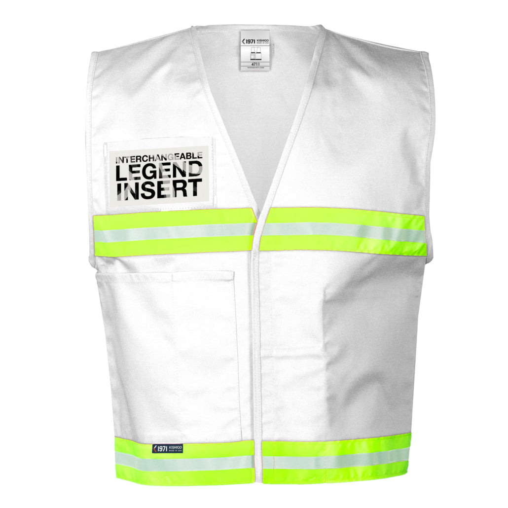 Kishigo Incident Command White, Non-ansi Vest-eSafety Supplies, Inc