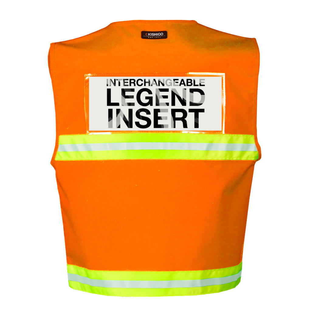Kishigo Incident Command Fluorescent Orange, Non-ansi Vest-eSafety Supplies, Inc
