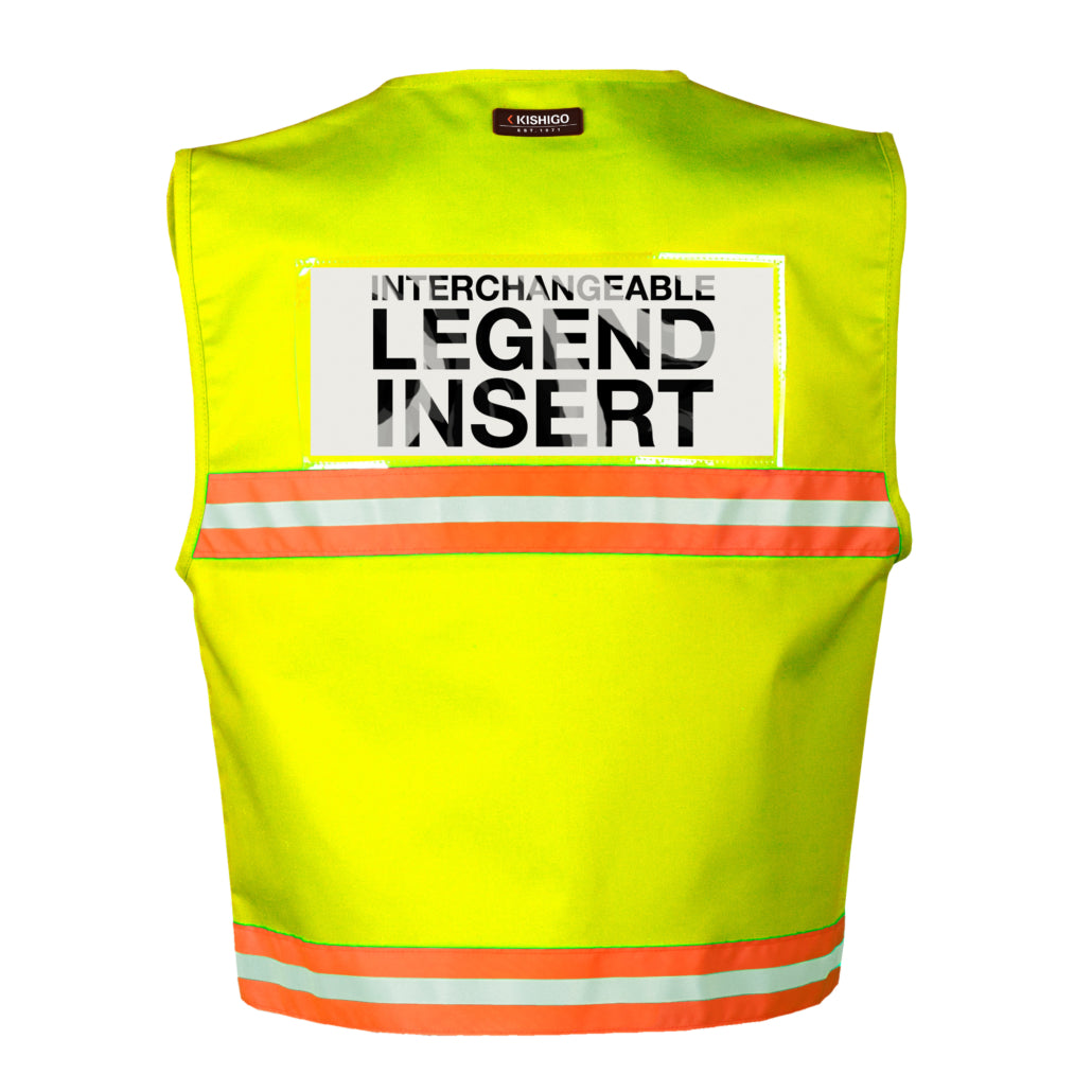 Kishigo Incident Command Fluorescent Yellow, Non-ansi Vest-eSafety Supplies, Inc