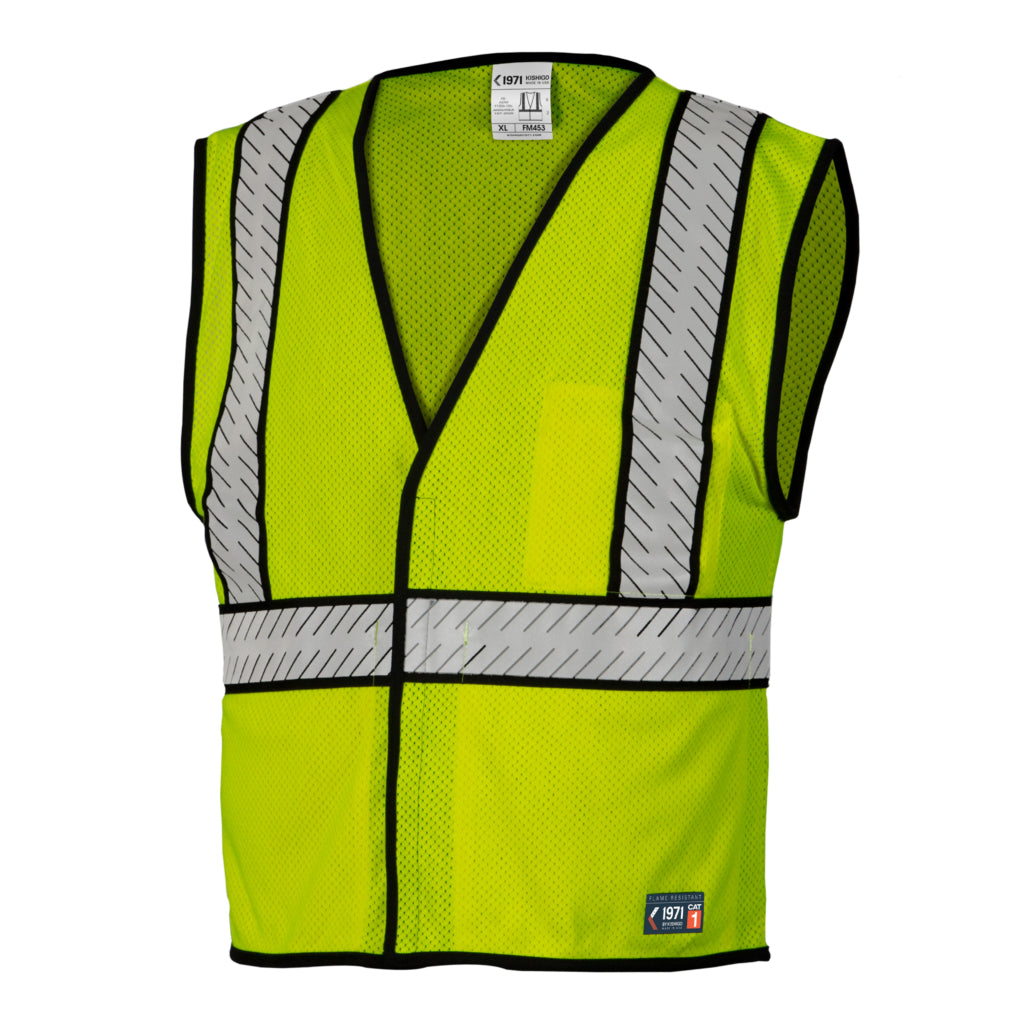 Fr Breathable Dark Contrasting Vest-eSafety Supplies, Inc