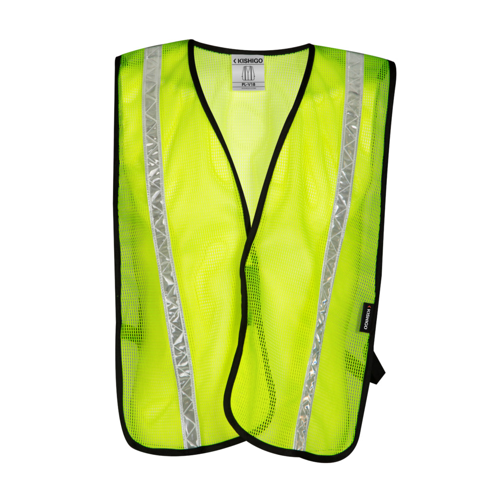 Kishigo P Series Mesh Lime Vest-eSafety Supplies, Inc