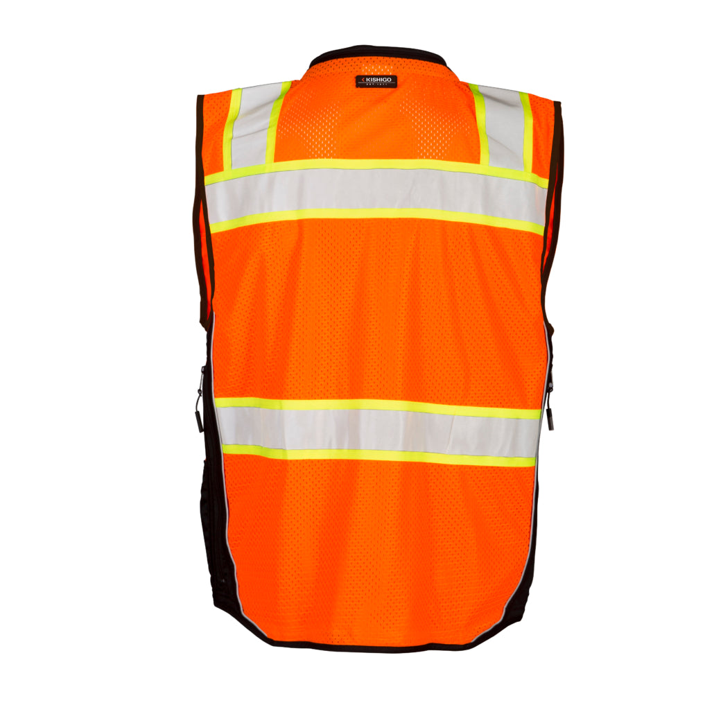 Premium Black Series Surveyors Vest-eSafety Supplies, Inc