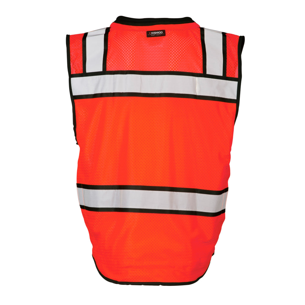 Kishigo High Performance Surveyors Zipper Class 2 Vest-eSafety Supplies, Inc