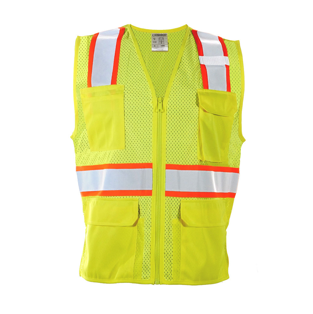 Women鈥檚 All Mesh Contrast Vest-eSafety Supplies, Inc