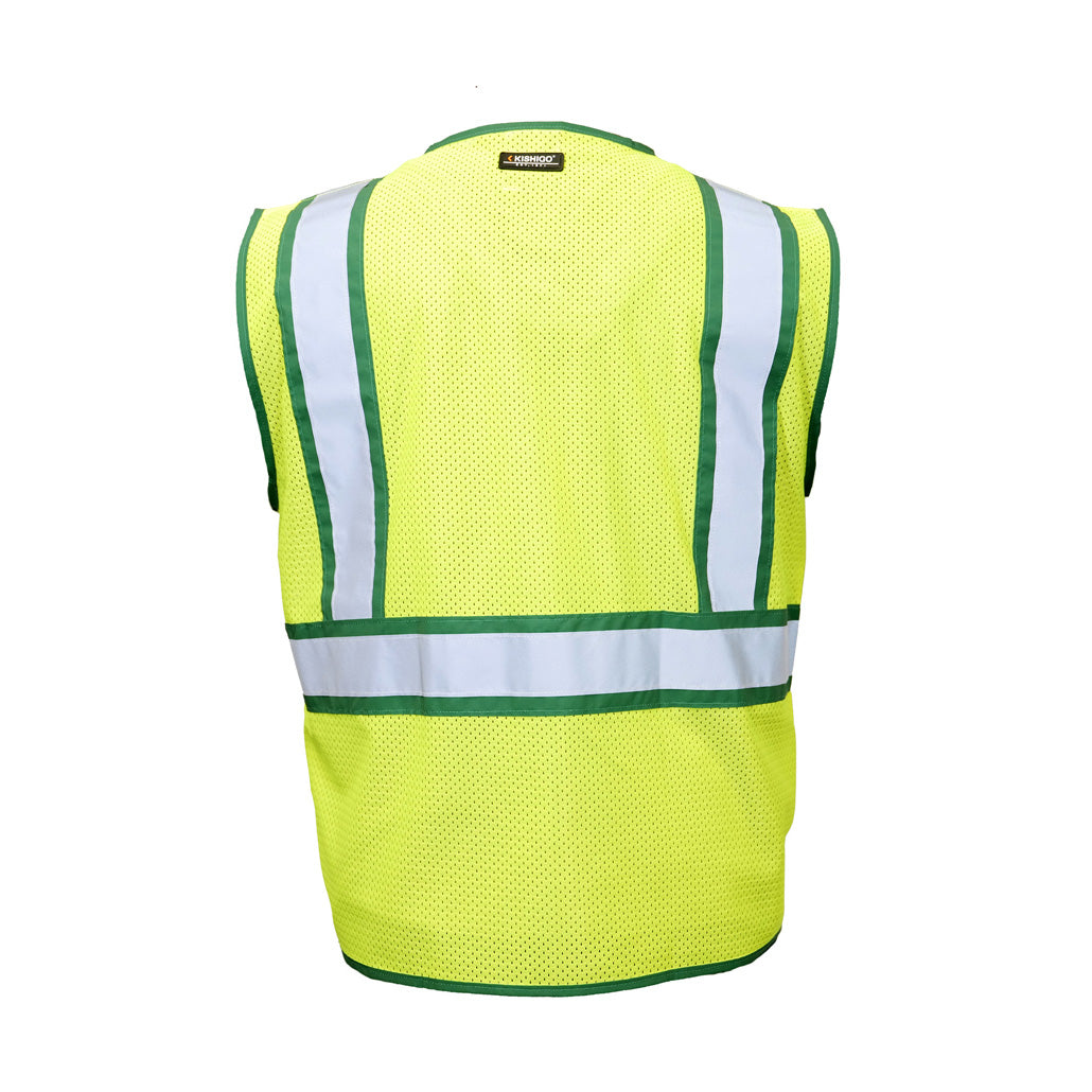 Reflective Color Class 2 Contrast Lime/green Vest-eSafety Supplies, Inc