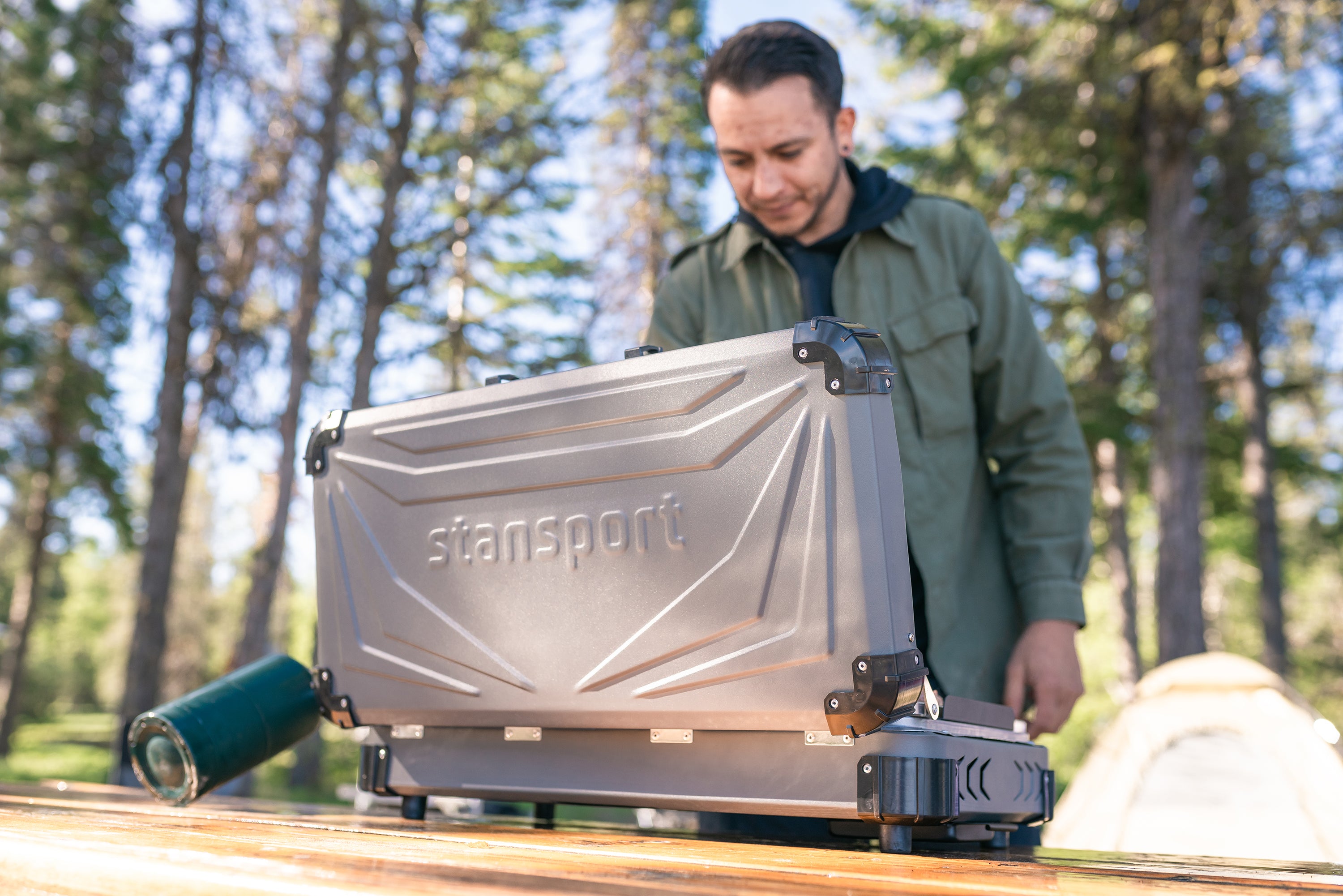 Propane Stove -2-25 K Burners - Gray-eSafety Supplies, Inc