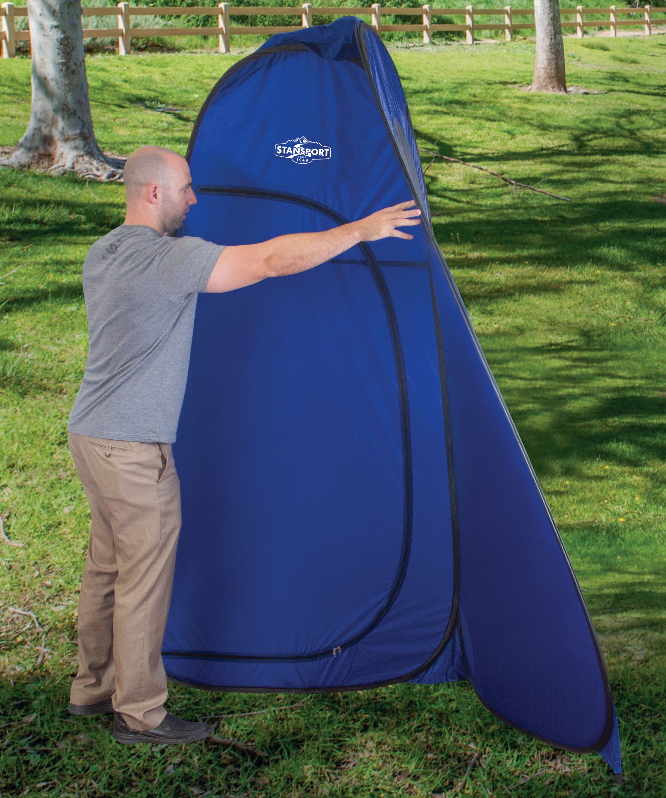Pop-Up Privacy Shelter - 48 In X 48 In X 84 In-eSafety Supplies, Inc