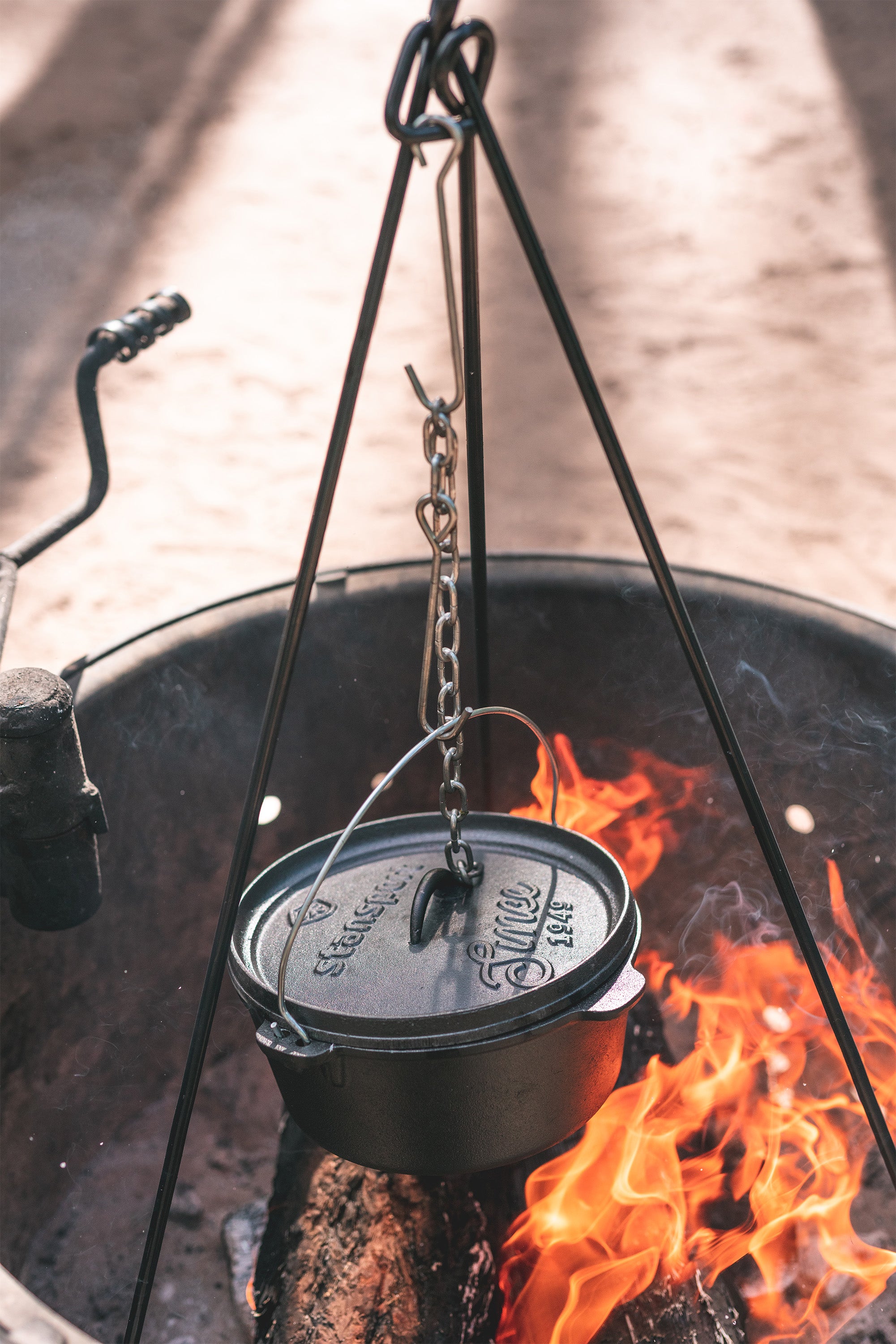 Camp Fire Tripod - Heavy Duty Steel-eSafety Supplies, Inc