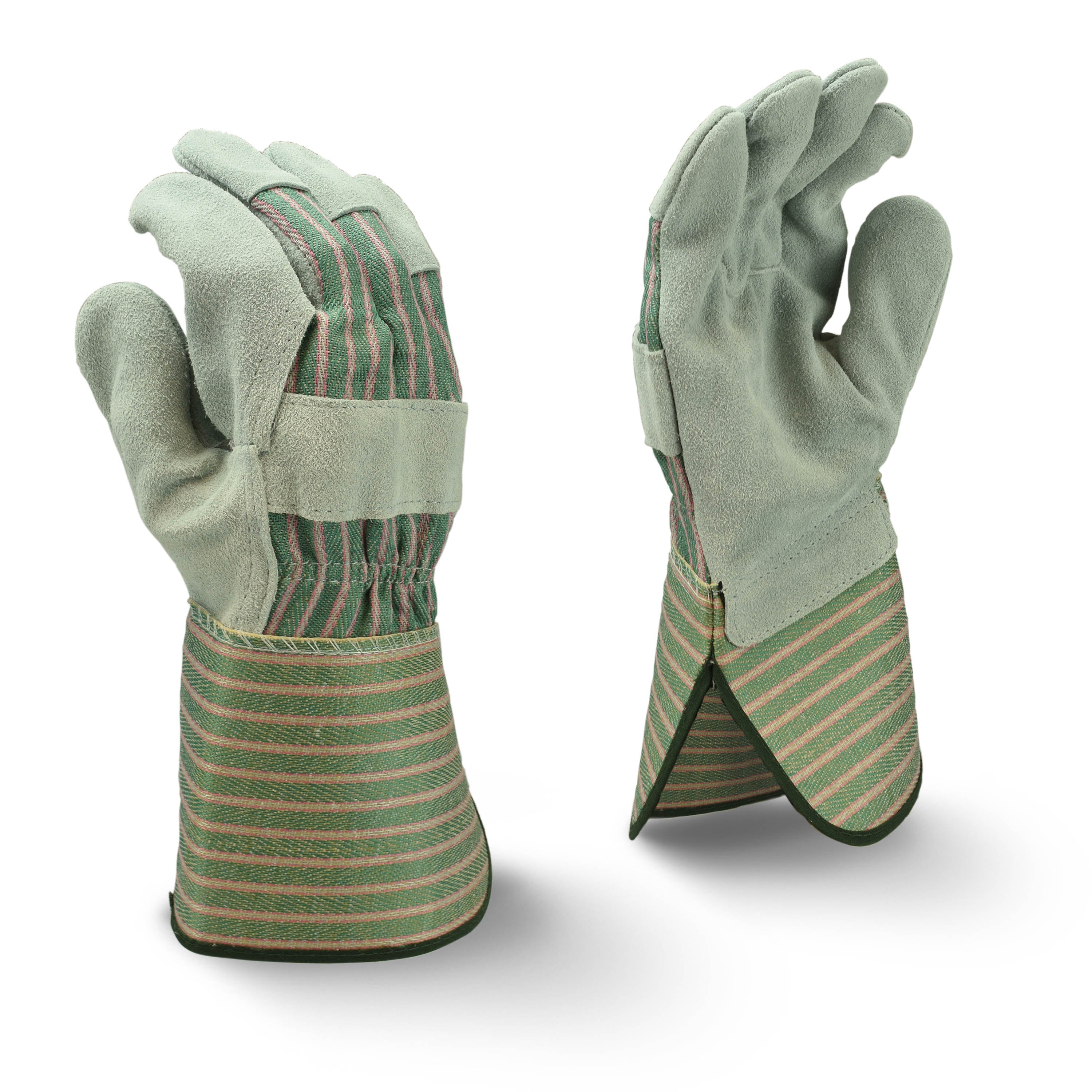 Radians RWG3300G Select Shoulder Gray Split Cowhide Leather Glove with Gauntlet Cuff-eSafety Supplies, Inc