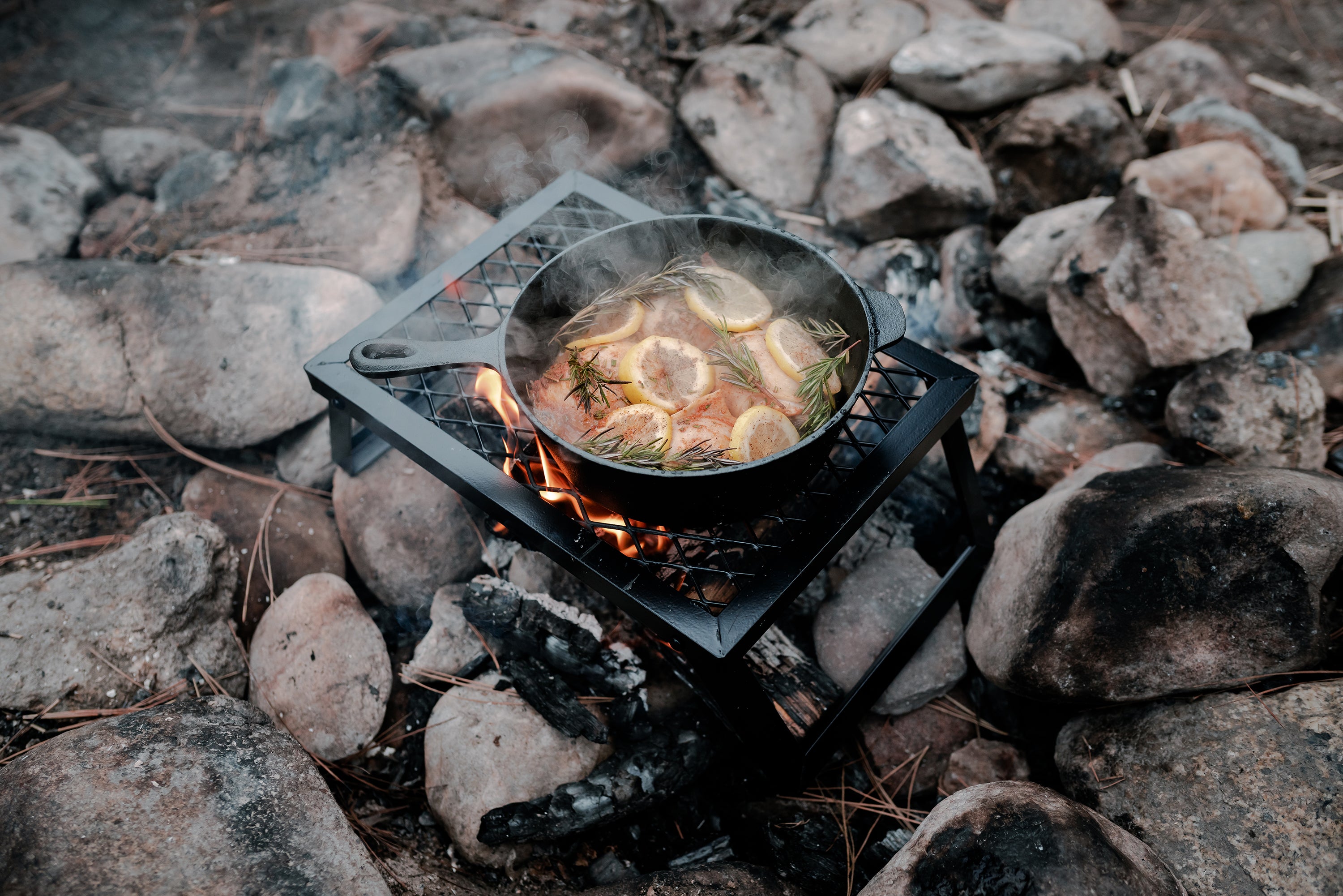 Heavy Duty Camp Grill - 12 In X 16 In-eSafety Supplies, Inc