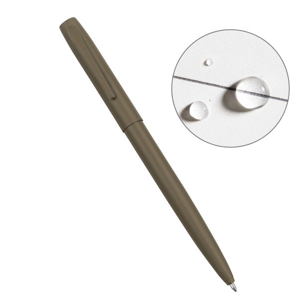All Weather Pen - Clicker - Metal - Flat Dark Earth - Black Ink-eSafety Supplies, Inc