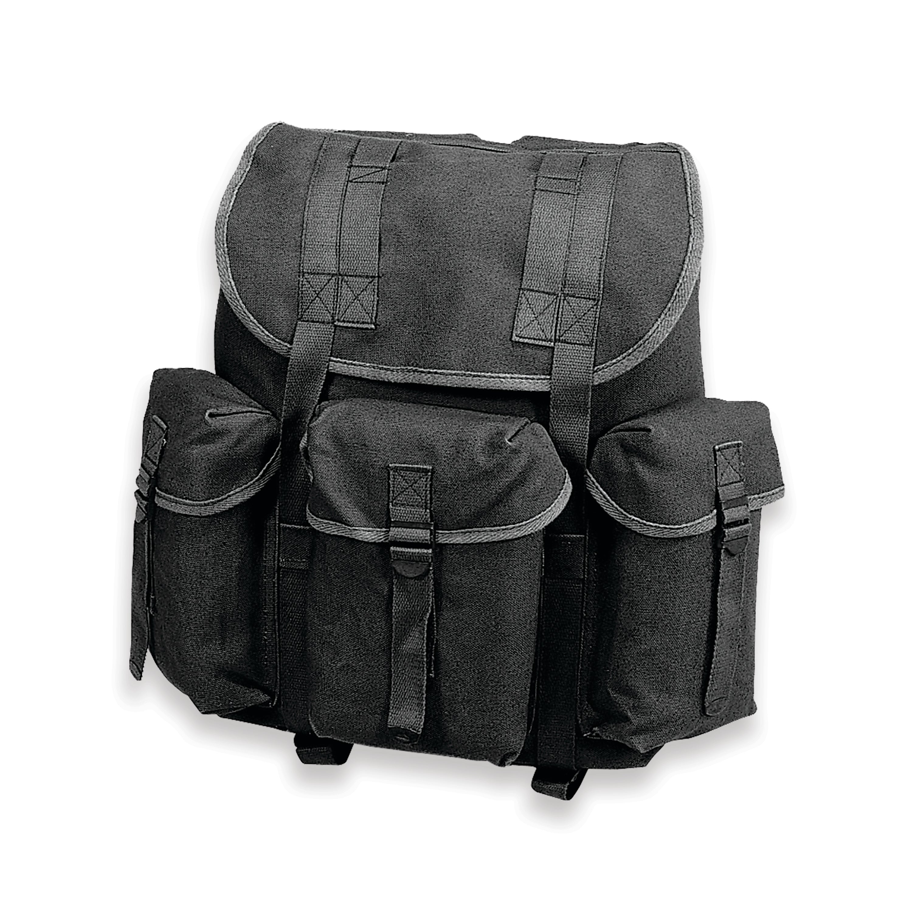 Cotton G.I. Rucksack - Black-eSafety Supplies, Inc