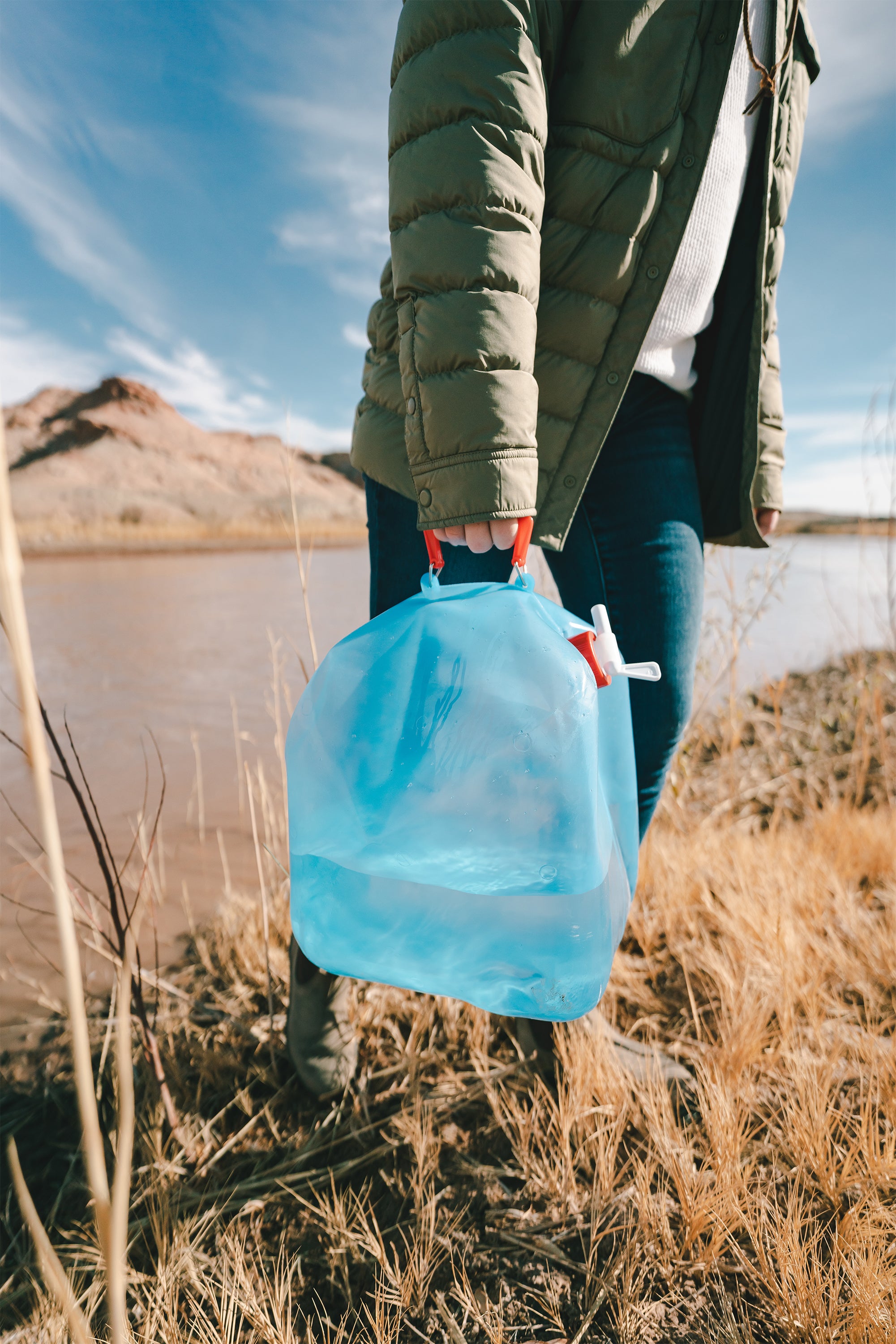 5 Gallon Collapsible Water Carrier-eSafety Supplies, Inc