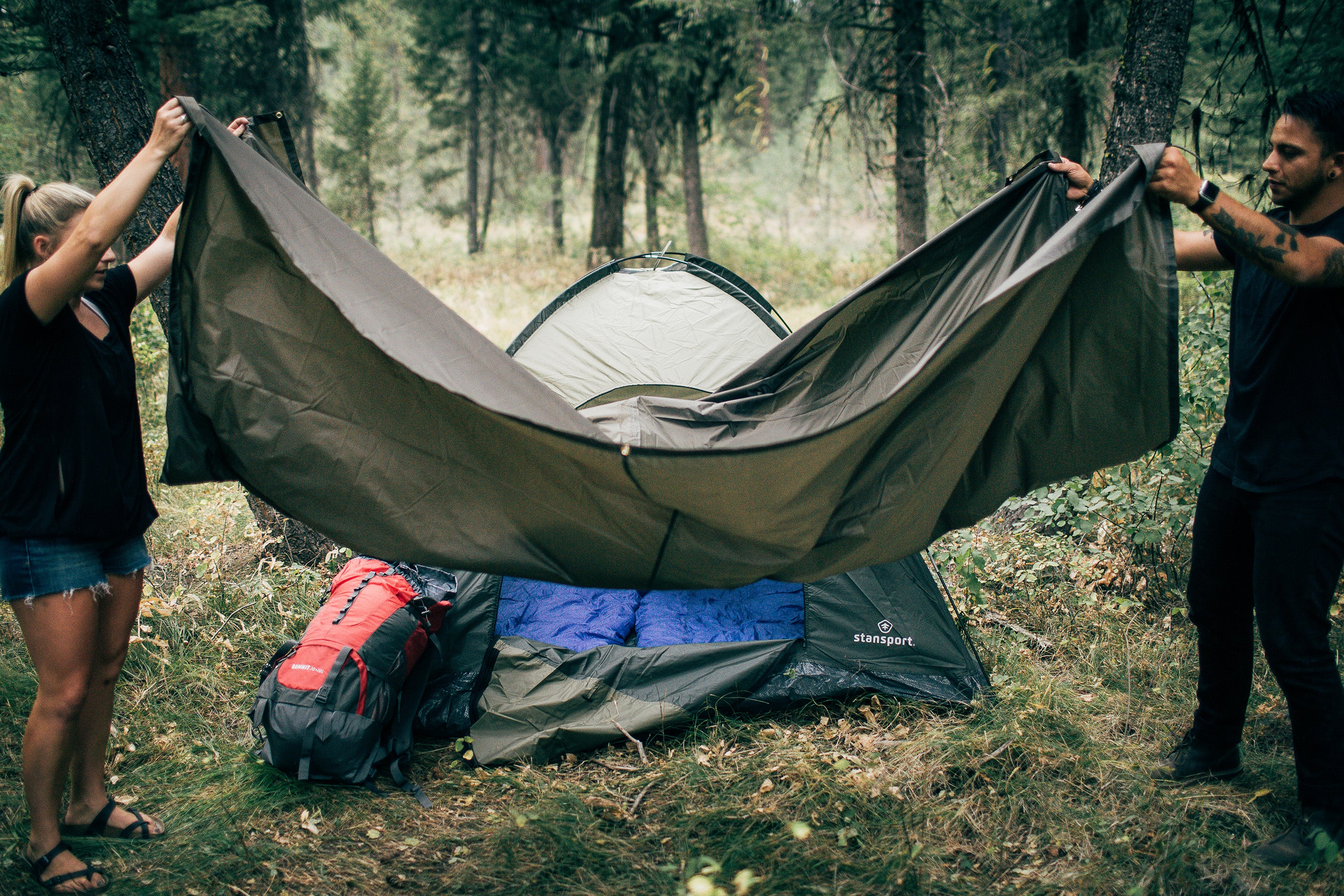 Ripstop Nylon Tarp - 7 Ft X 9 Ft-eSafety Supplies, Inc