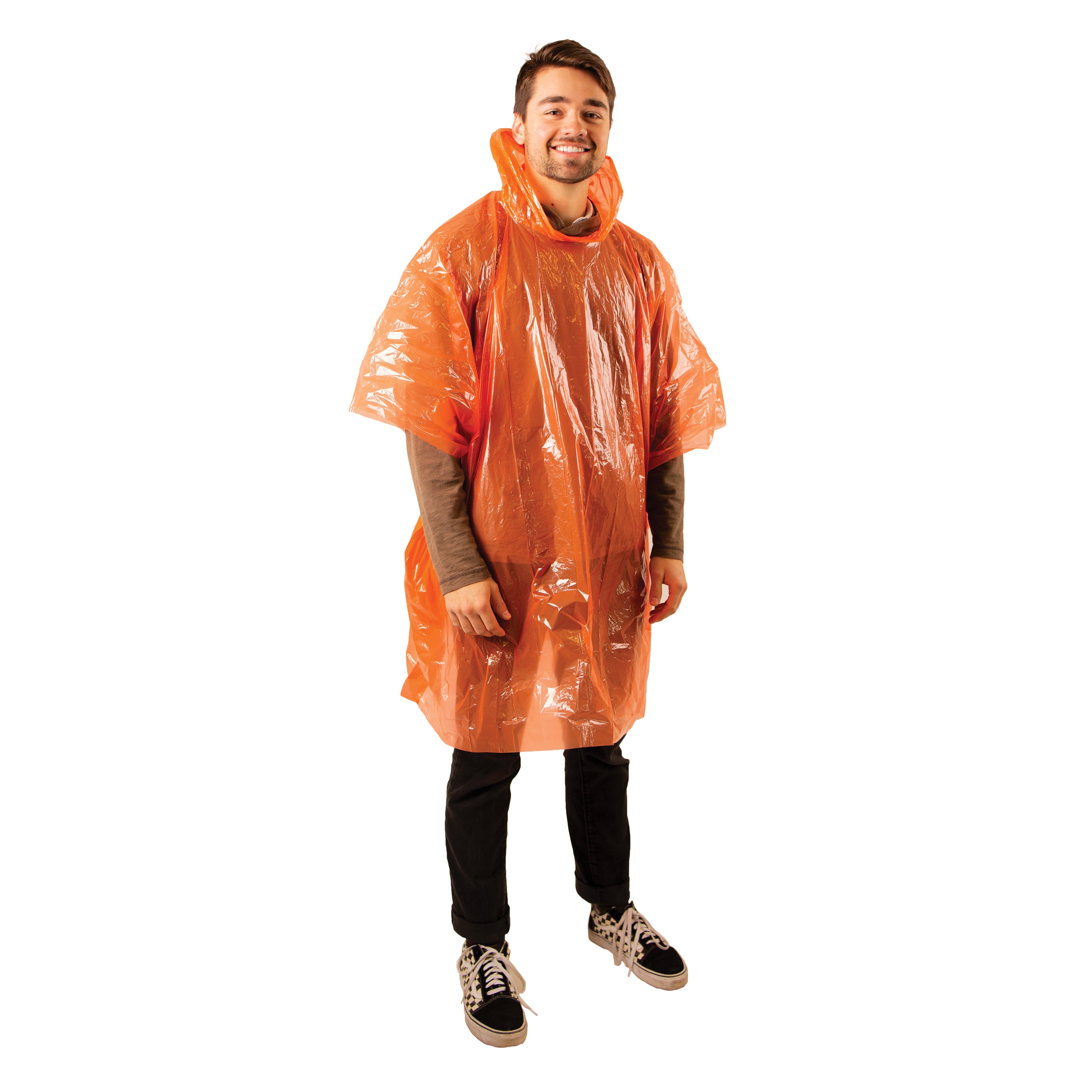 Emergency Poncho - Assorted - 30 Per Pdq-eSafety Supplies, Inc