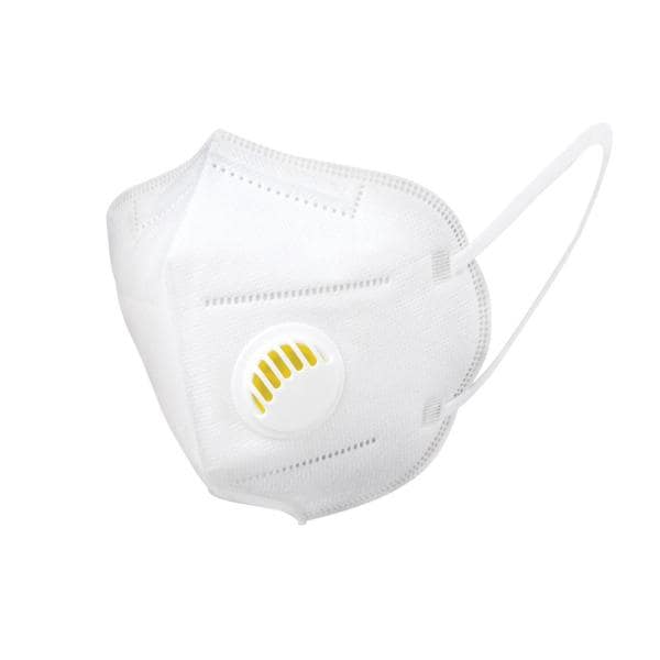 KN95 White Particulate Respirator With Valve-eSafety Supplies, Inc