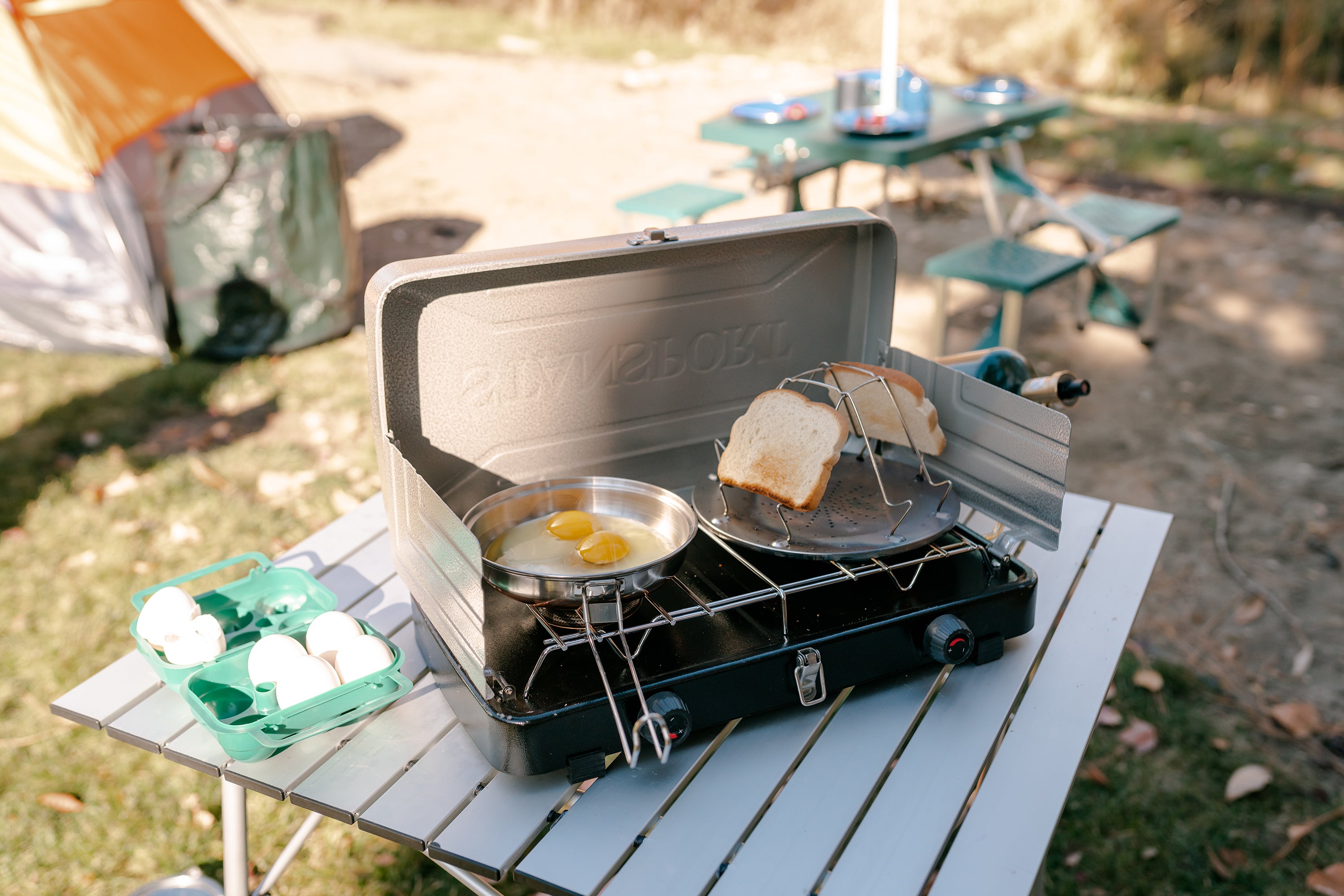 Folding Camp Stove Toaster - Boxed-eSafety Supplies, Inc