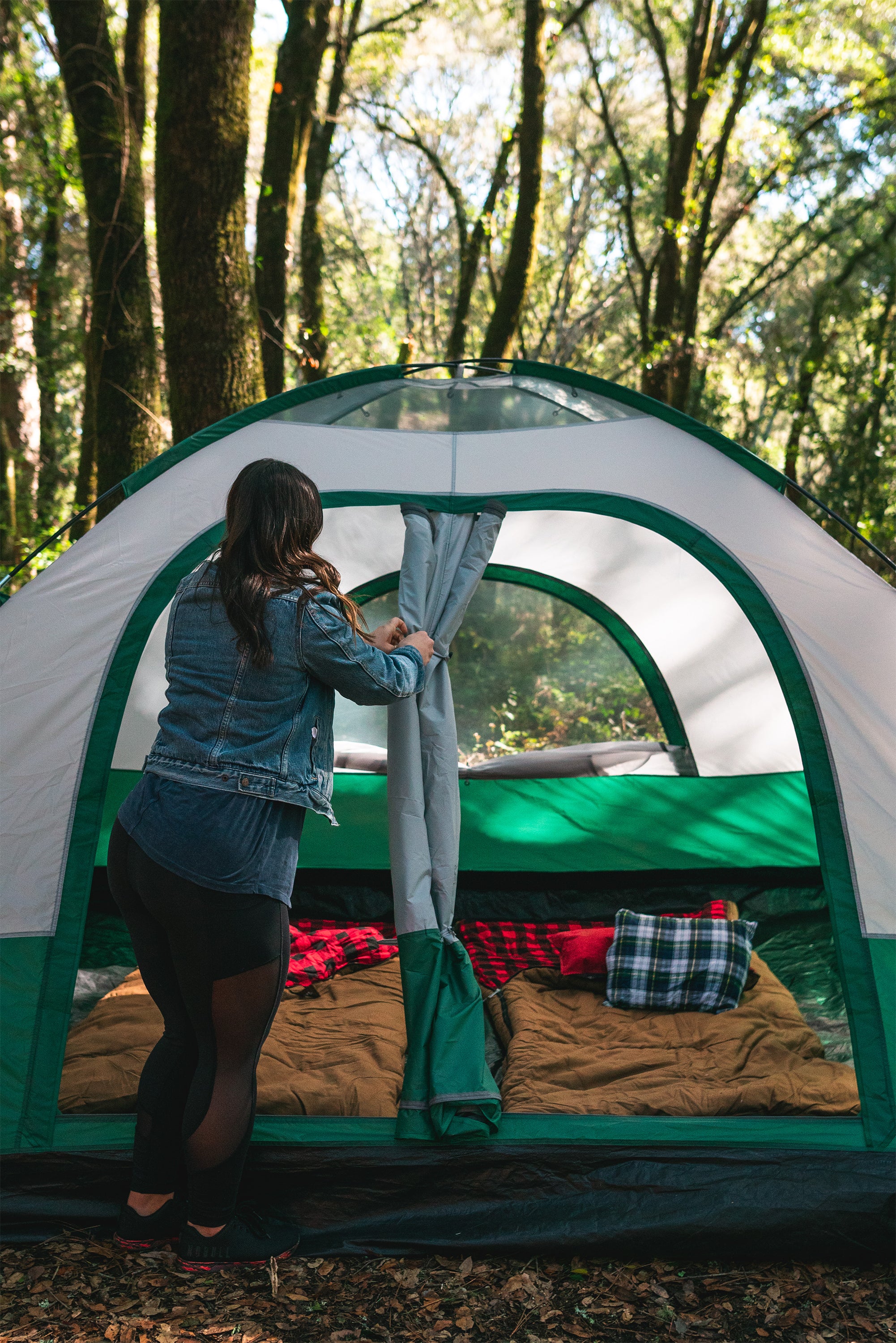 Teton 12 Family Tent - 2 Room - 10 Ft X 12 Ft X 72 Inch-eSafety Supplies, Inc