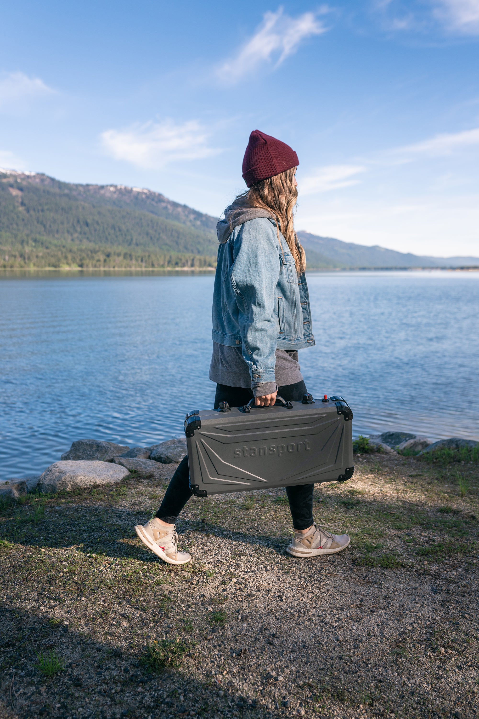 Propane Stove -2-25 K Burners - Gray-eSafety Supplies, Inc