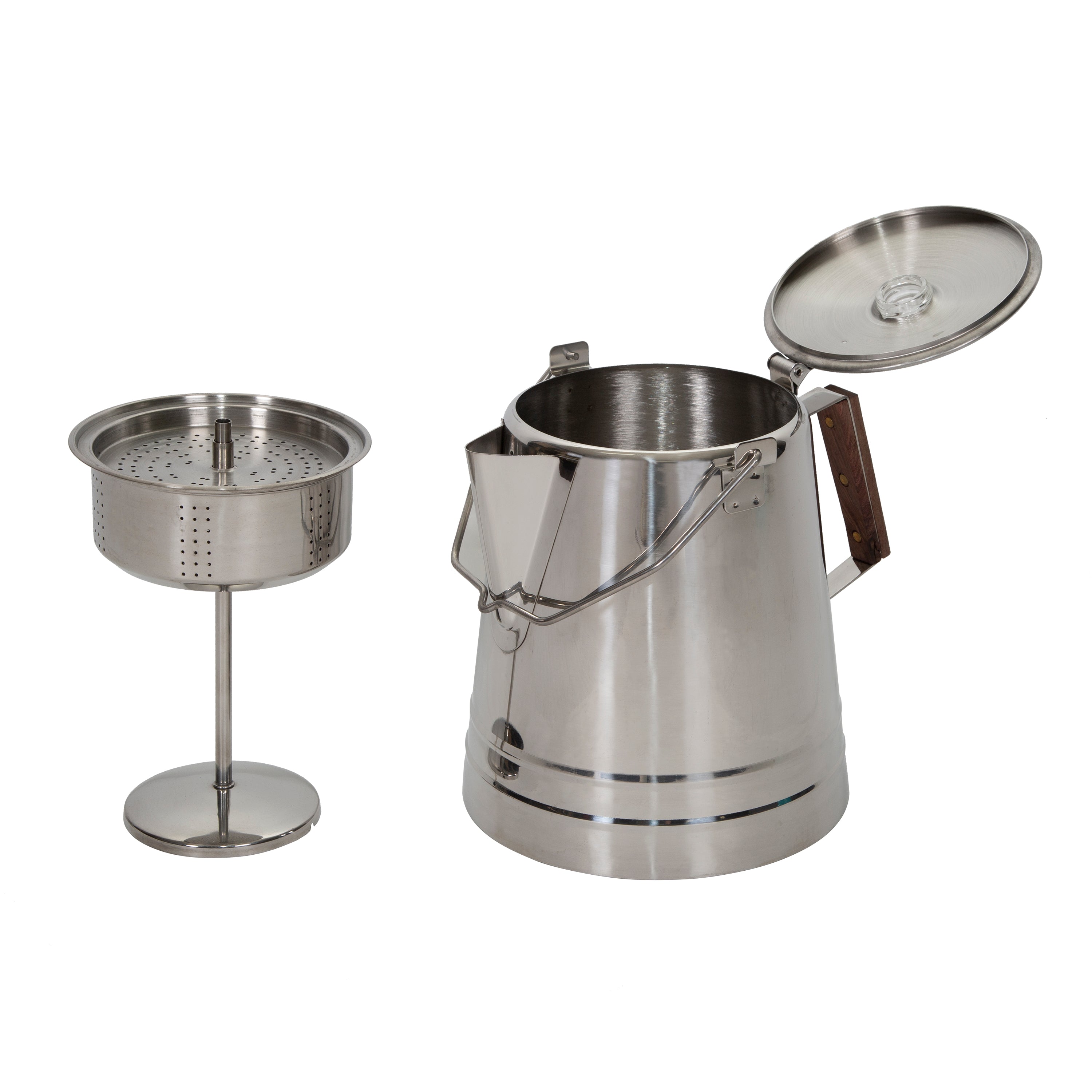 Stainless Steel Percolator Coffee Pot - 28 Cups-eSafety Supplies, Inc