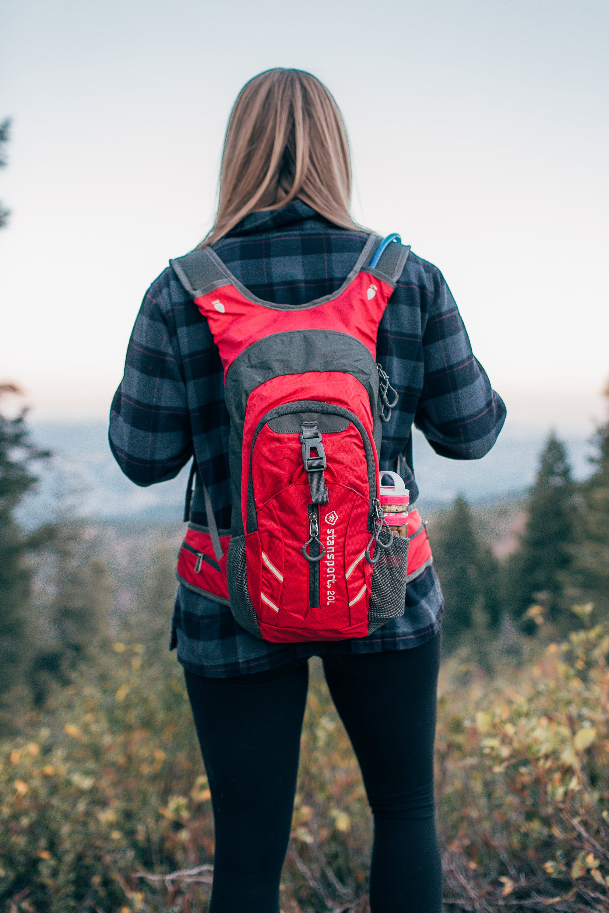 Daypack With Water Bladder - 20 Liter - Red-eSafety Supplies, Inc