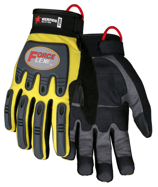 MCR Safety ForceFlex Multi-Task Yellow, Gen Purpose-eSafety Supplies, Inc