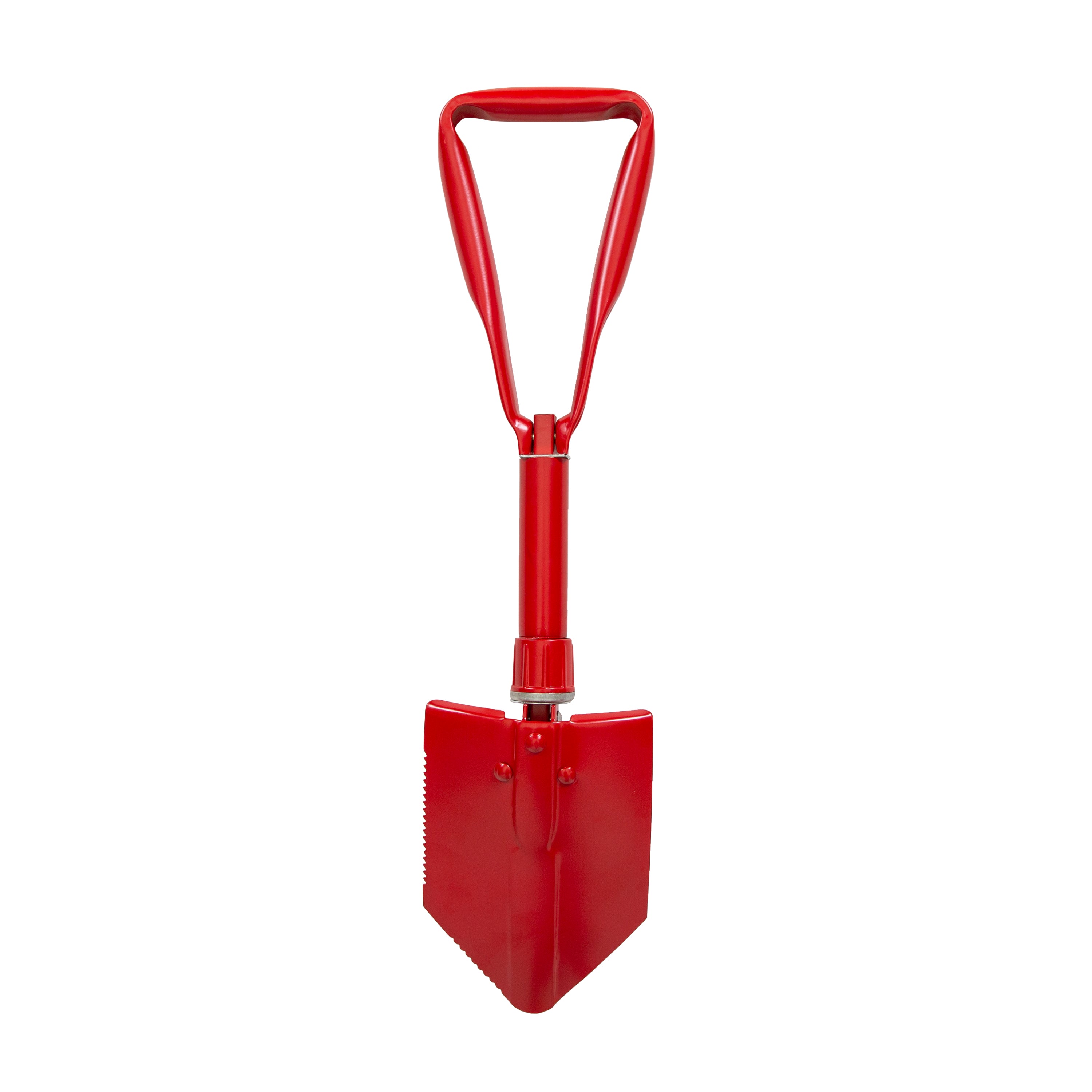 Double Folding Shovel - Red-eSafety Supplies, Inc
