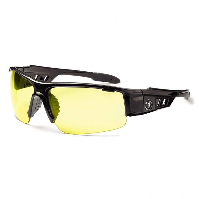 Skullerz Dagr Safety Glasses // Sunglasses Black Frame-eSafety Supplies, Inc