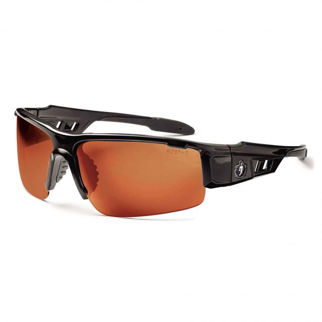 Skullerz Dagr Safety Glasses // Sunglasses Black Frame-eSafety Supplies, Inc