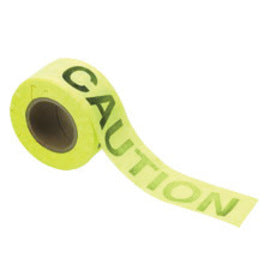 Brady® 3" X 50 Yd Black/Yellow 3 mil Cotton Biodegradable Barricade Tape "CAUTION". Black/Red Cotton Biodegradable Barricade Tape "DANGER DO NOT ENTER"-eSafety Supplies, Inc