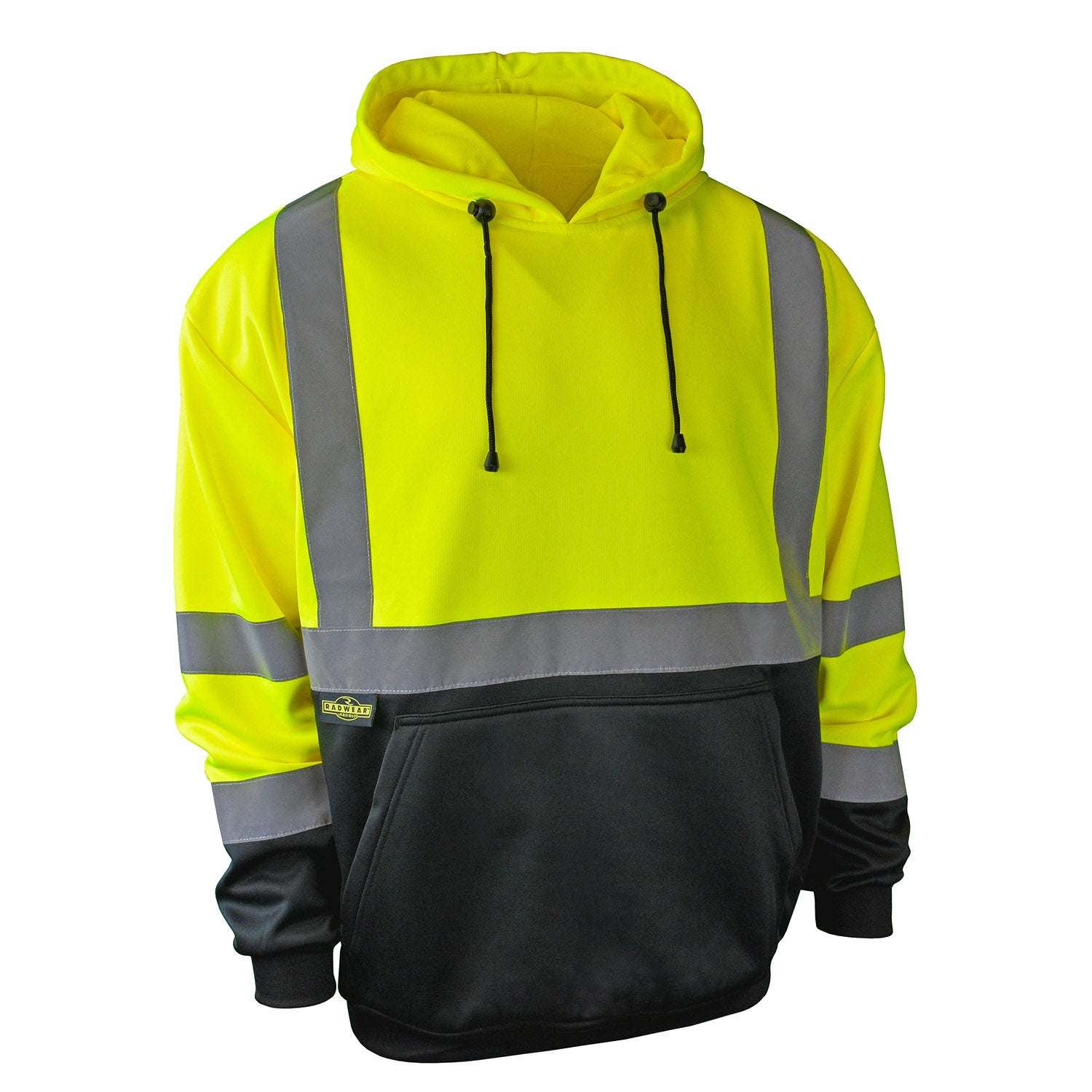 Radians SJ02B-3 Class 3 Color Blocked Hooded Pullover Sweatshirt-eSafety Supplies, Inc