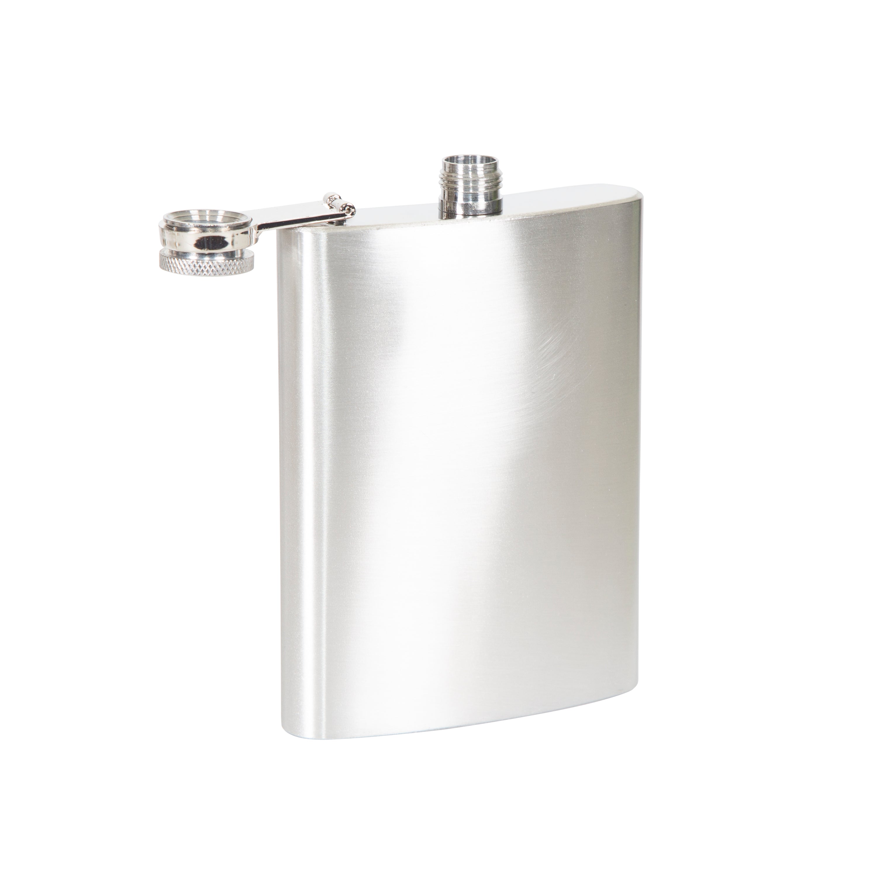Stainless Steel Flask - 8 Oz - Clamshell-eSafety Supplies, Inc