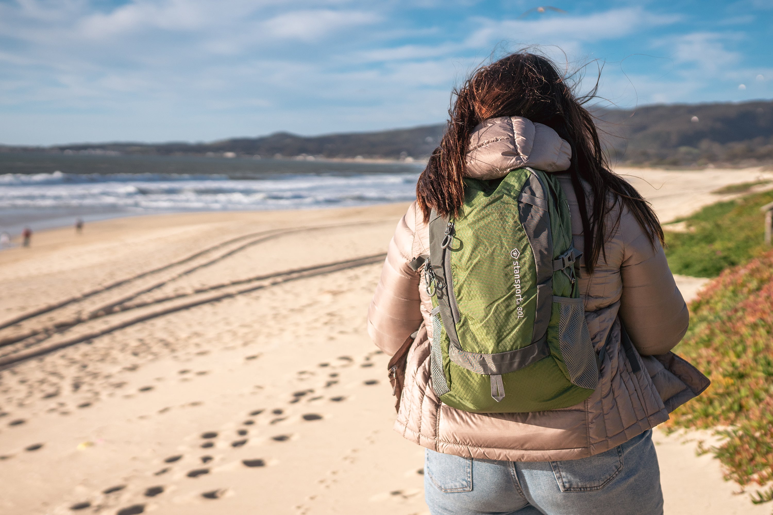 Backpacks W/Outersurface Textile Manmade Fibers18.5X12.5X8.5 Olive-eSafety Supplies, Inc